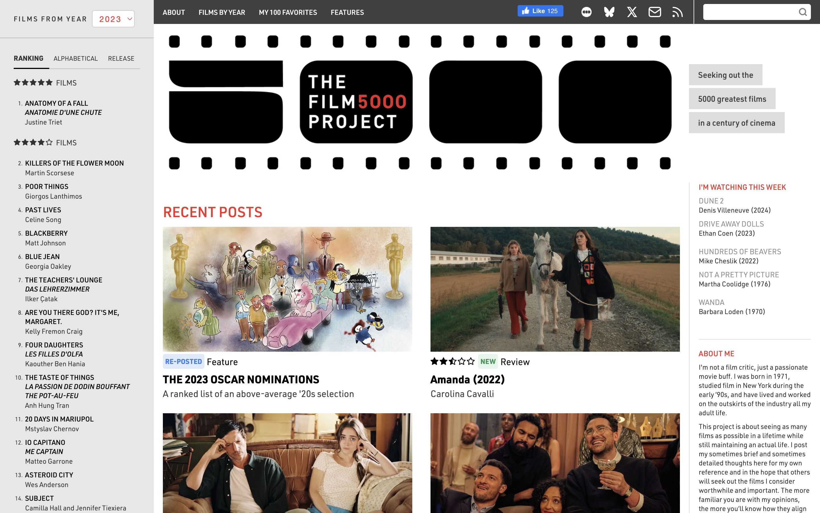 Film500 homepage